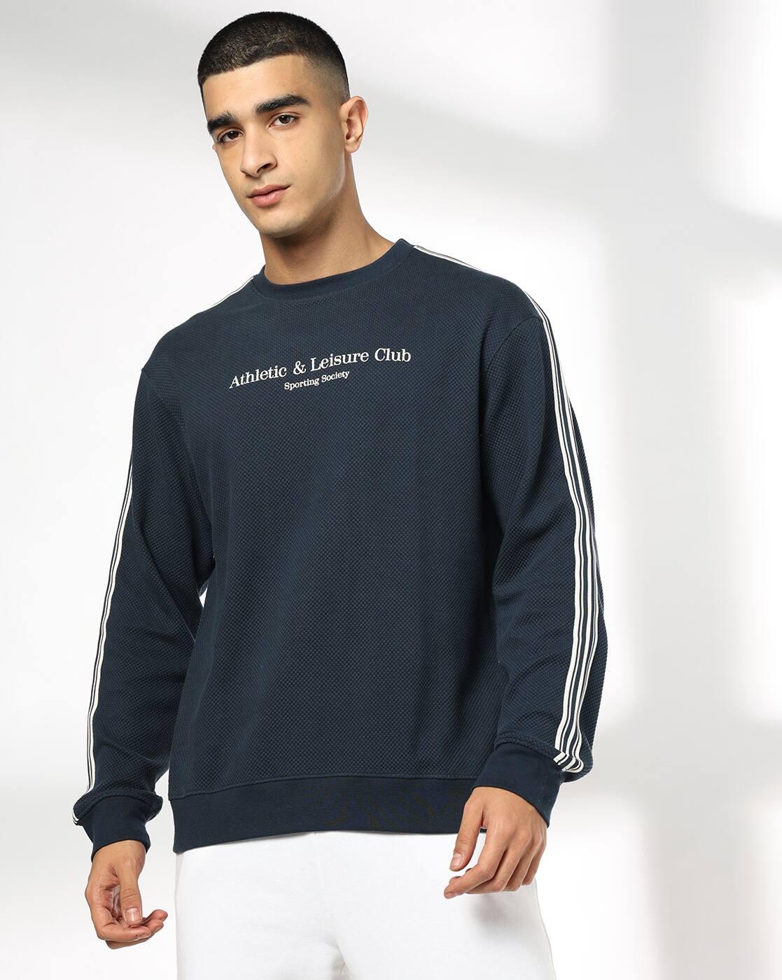 Men Typographic Print Regular Fit Sweatshirt