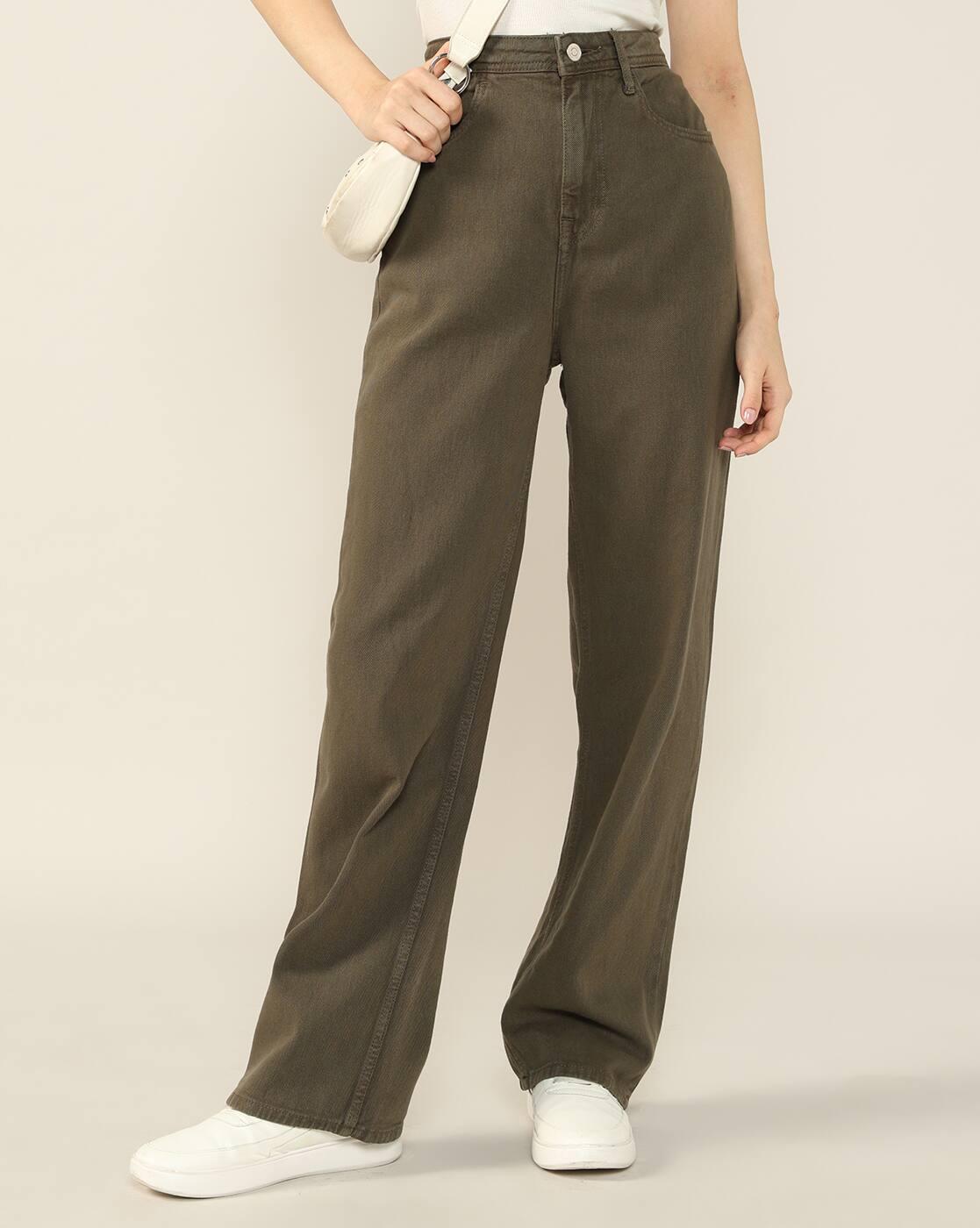 Women Lightly Washed Straight Jeans