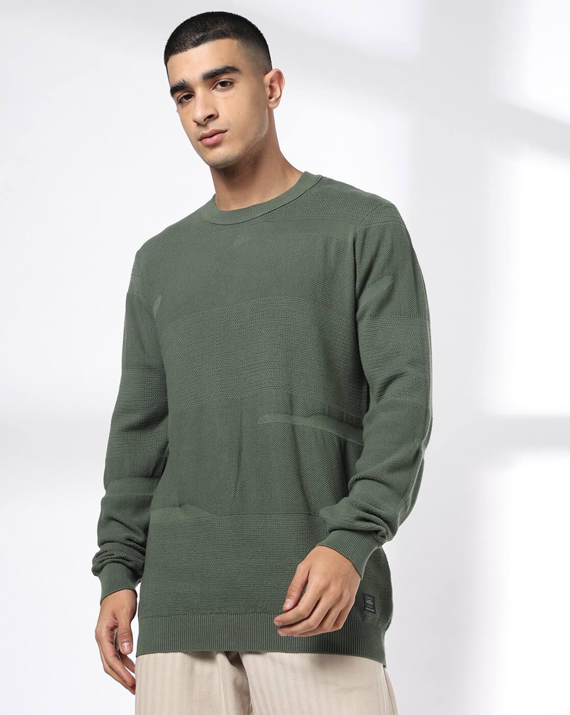 Men Patterned Regular Fit Crew-Neck T-Shirt