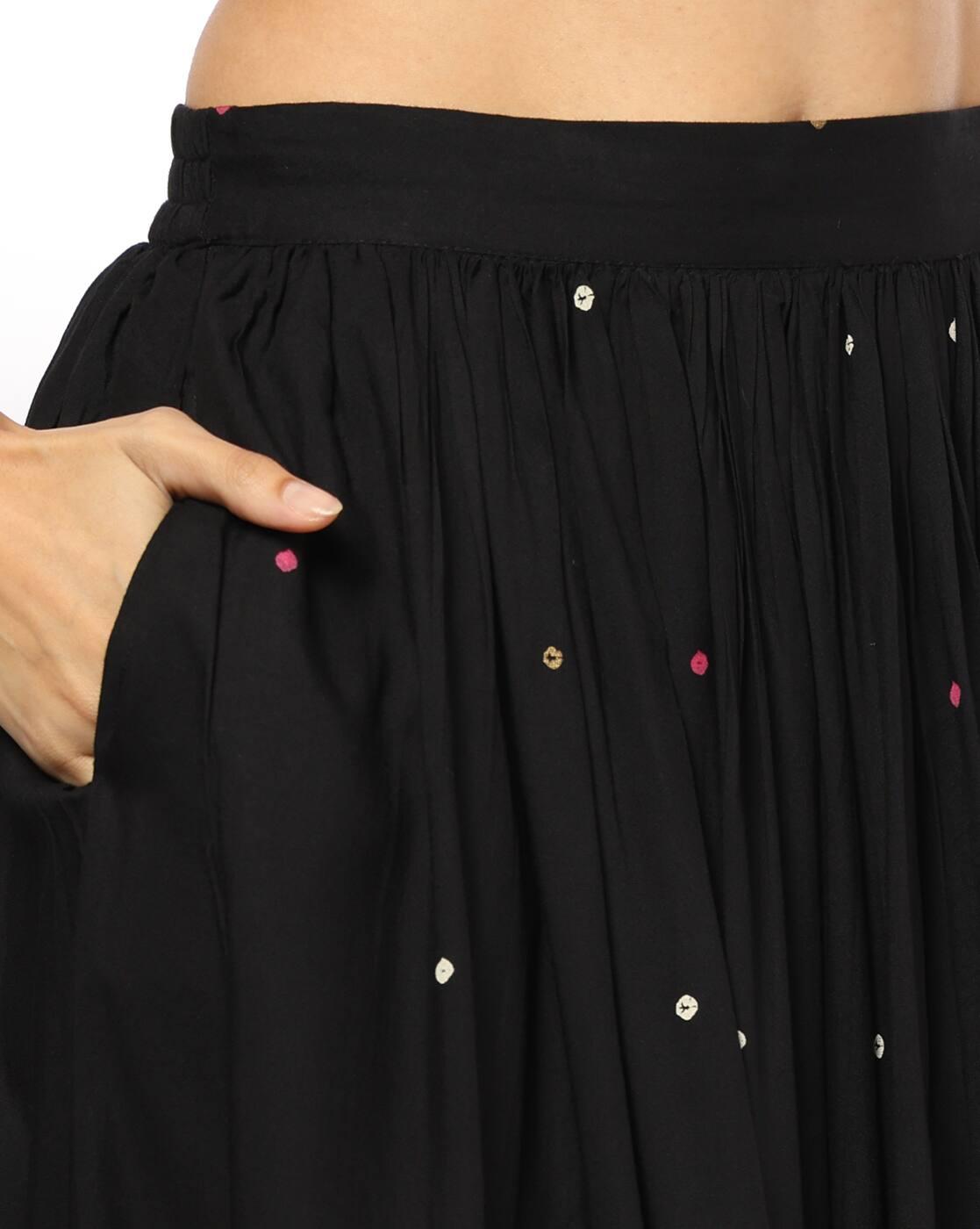 Women Floral Embroidered Top & Skirt Co-Ord Set