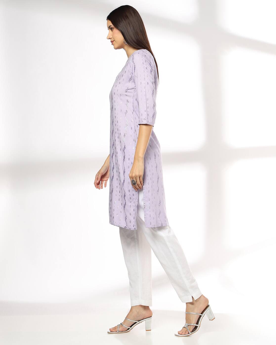 Women Printed Straight Kurta