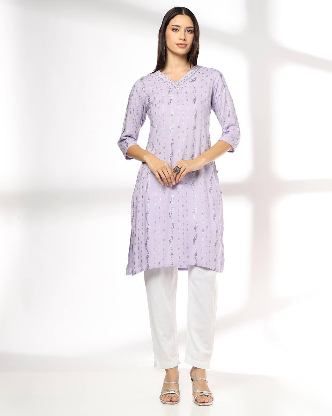 Women Printed Straight Kurta