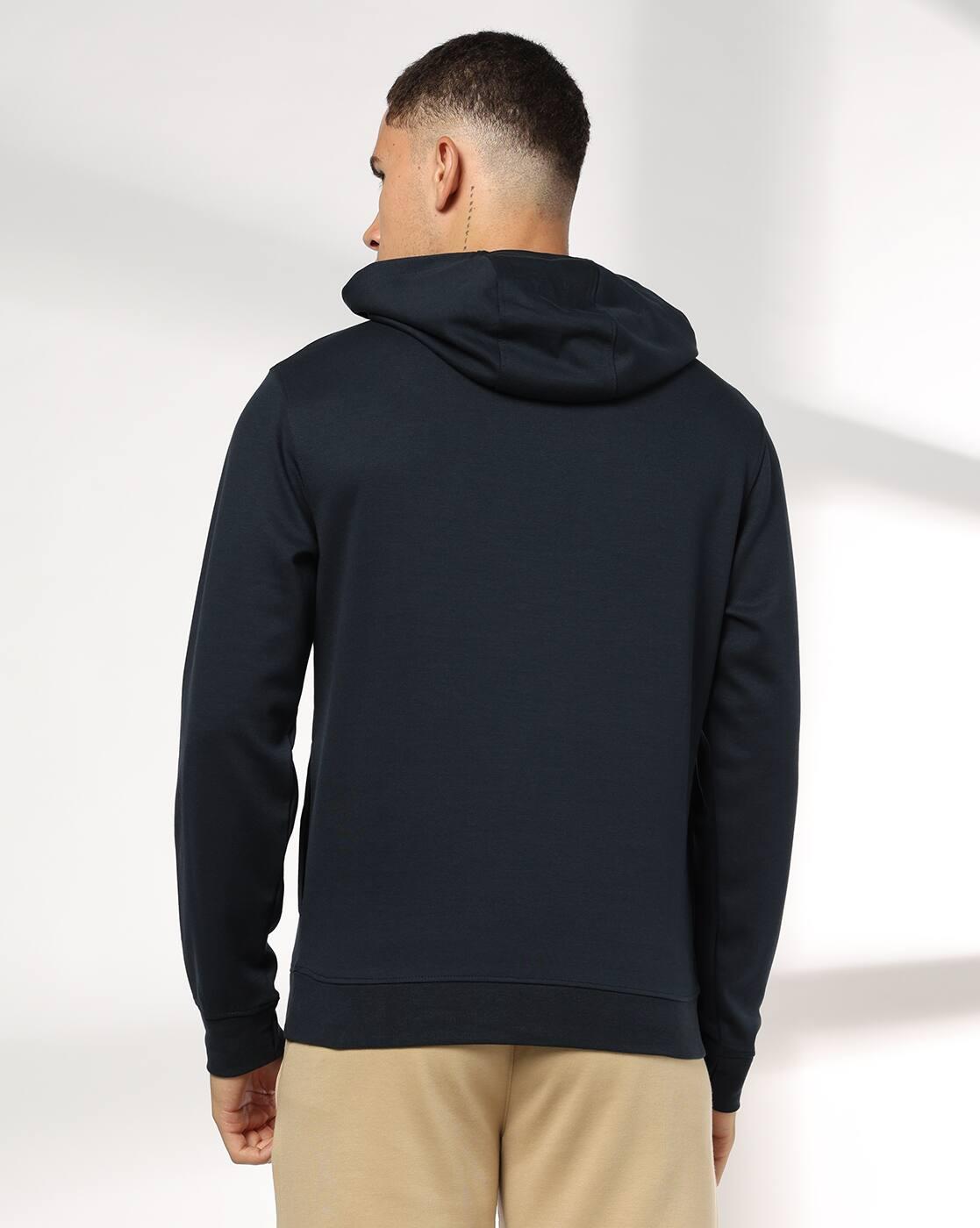 Men Typographic Print Regular Fit Hoodie