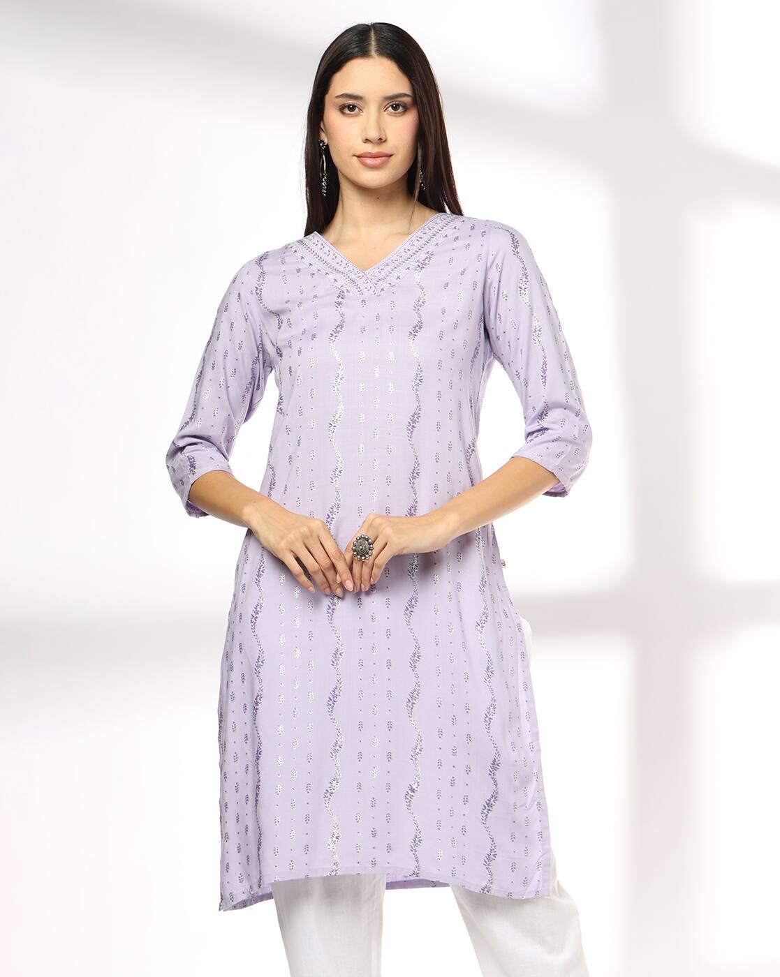 Women Printed Straight Kurta