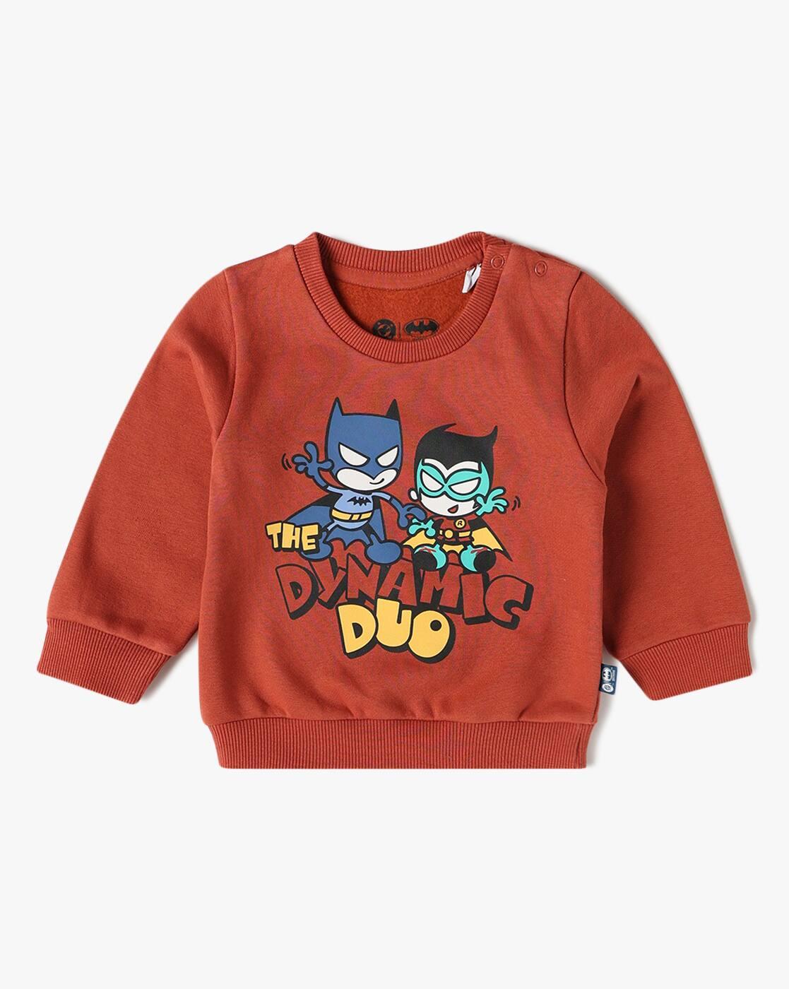 Boys Dynamic Duo Batman Print Sweatshirt & Joggers Set