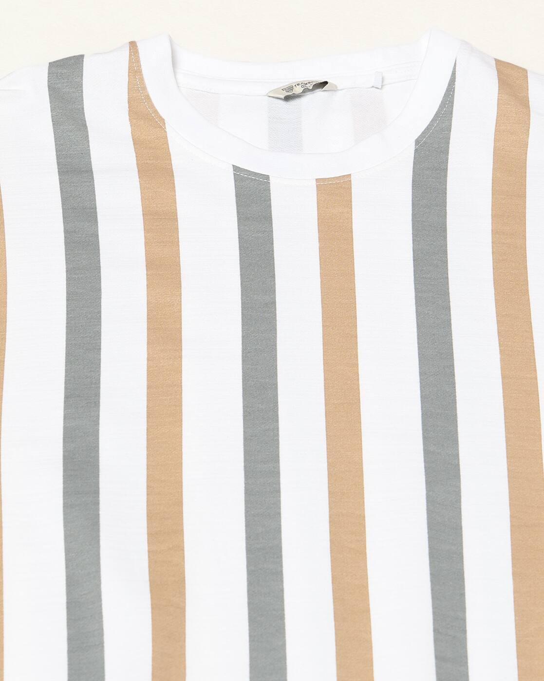Men Striped Regular Fit Sweatshirt