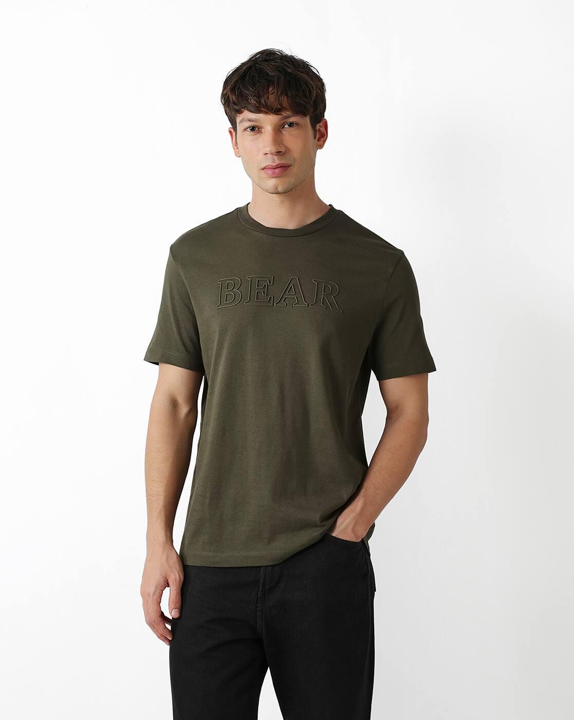 Printed Regular Fit Crew-Neck T-Shirt