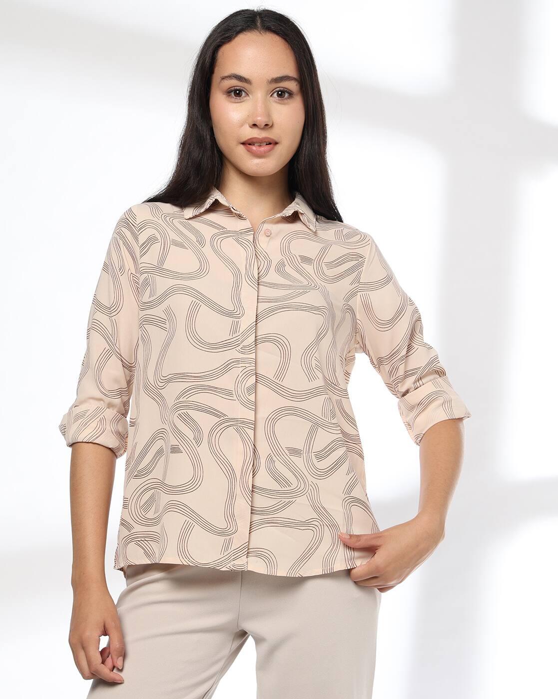 Women Printed Regular Fit Shirt