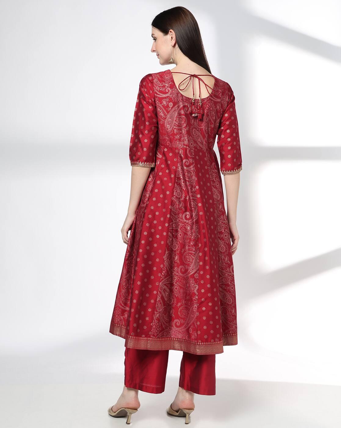 Women Paisley Print Kurta with Palazzos & Dupatta