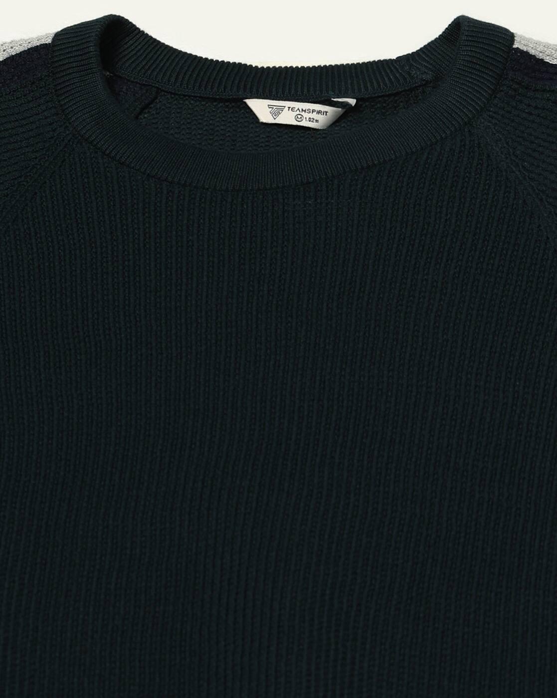 Men Colourblock Regular Fit Crew-Neck T-Shirt