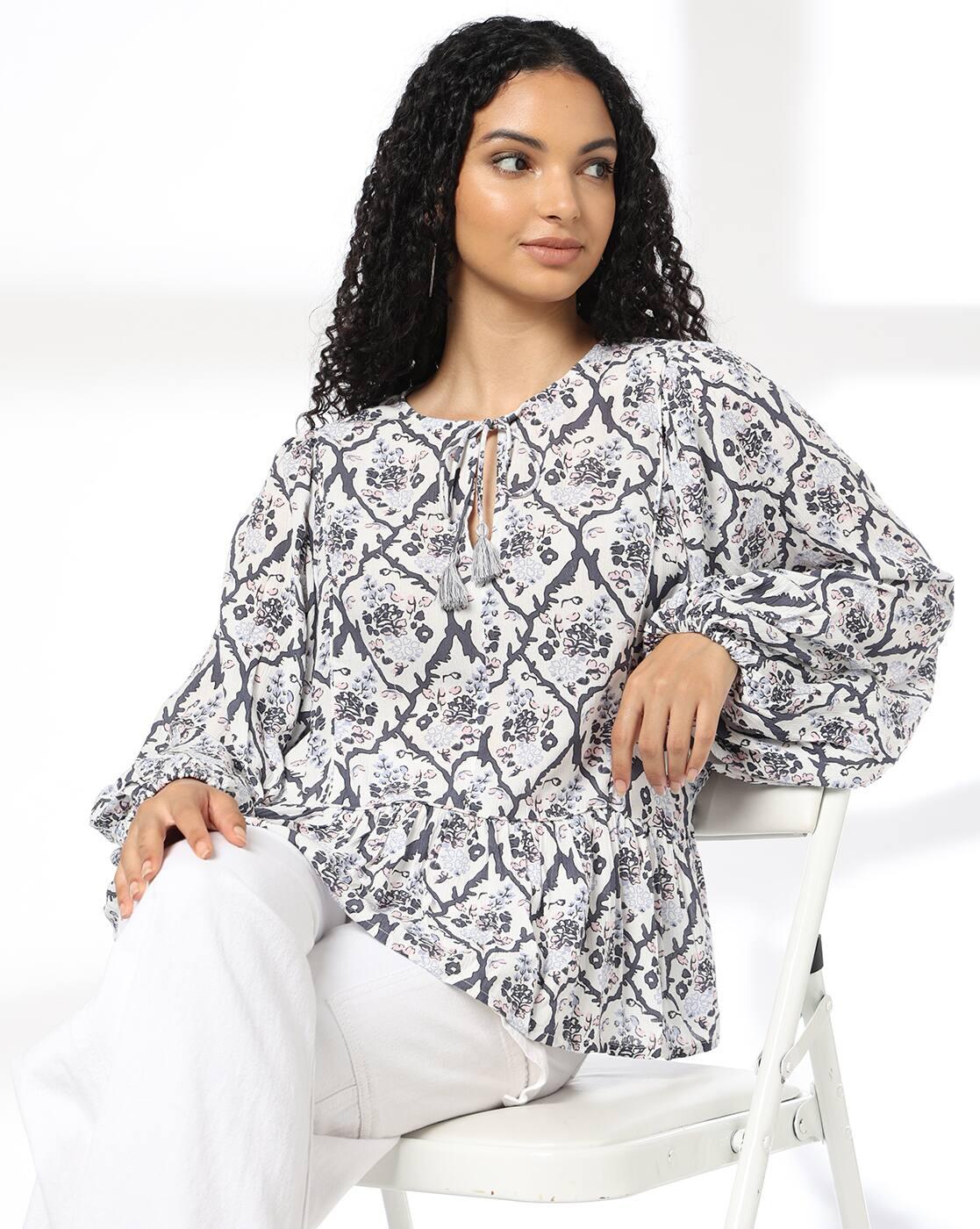 Women Floral Print Regular Fit Top