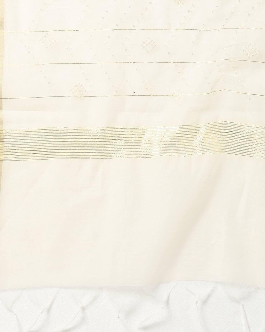 Women Chanderi Dupatta with Zari Stripes