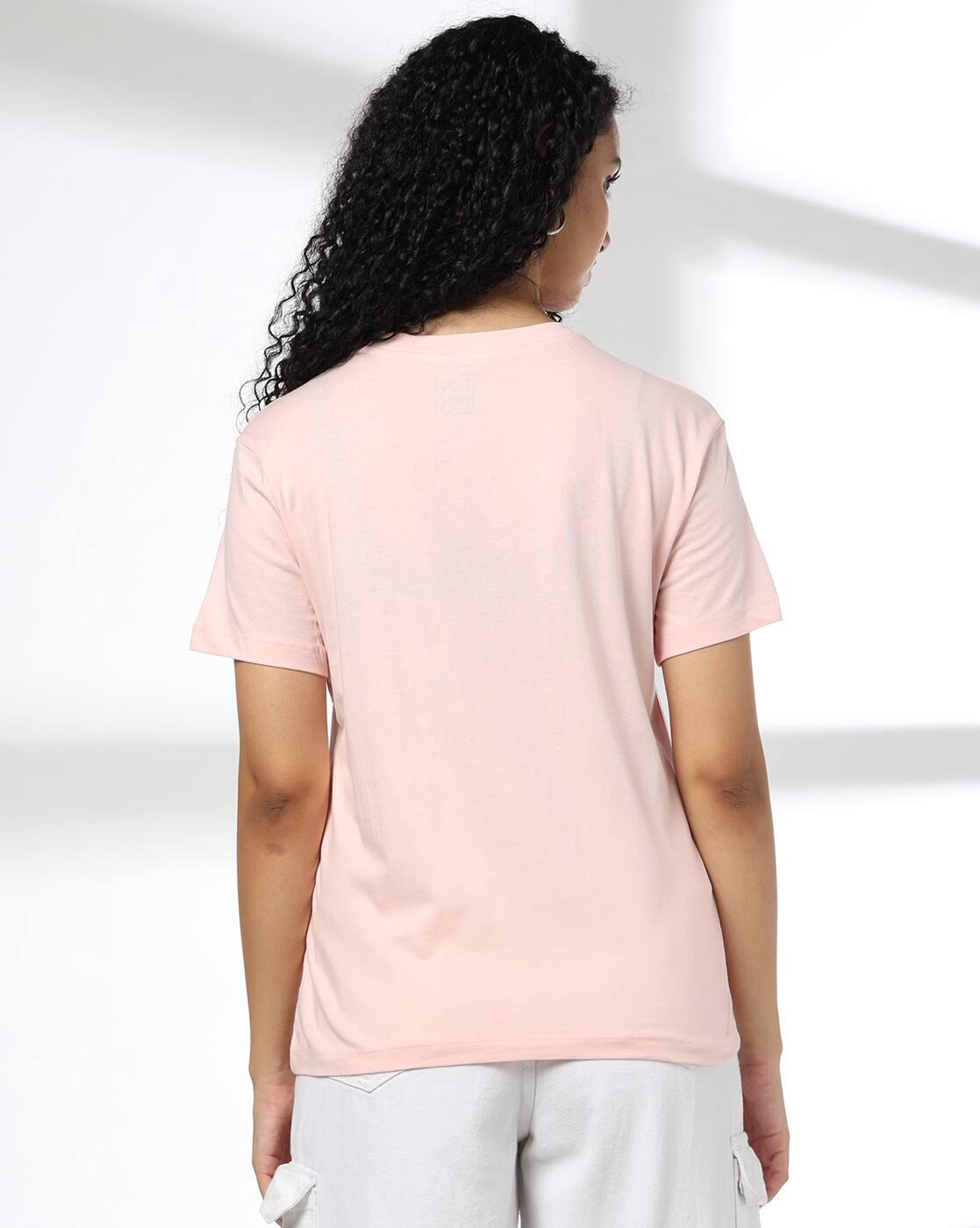 Women Floral Print Regular Fit Crew-Neck T-Shirt