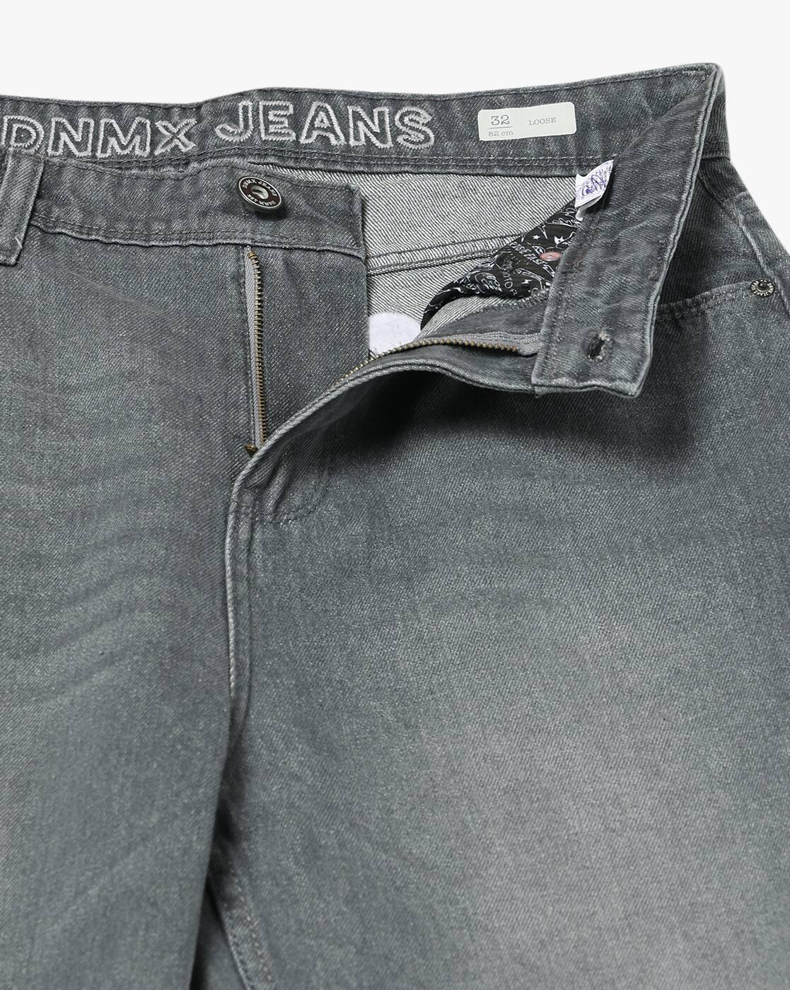 Men Mid-Wash Loose Fit Jeans