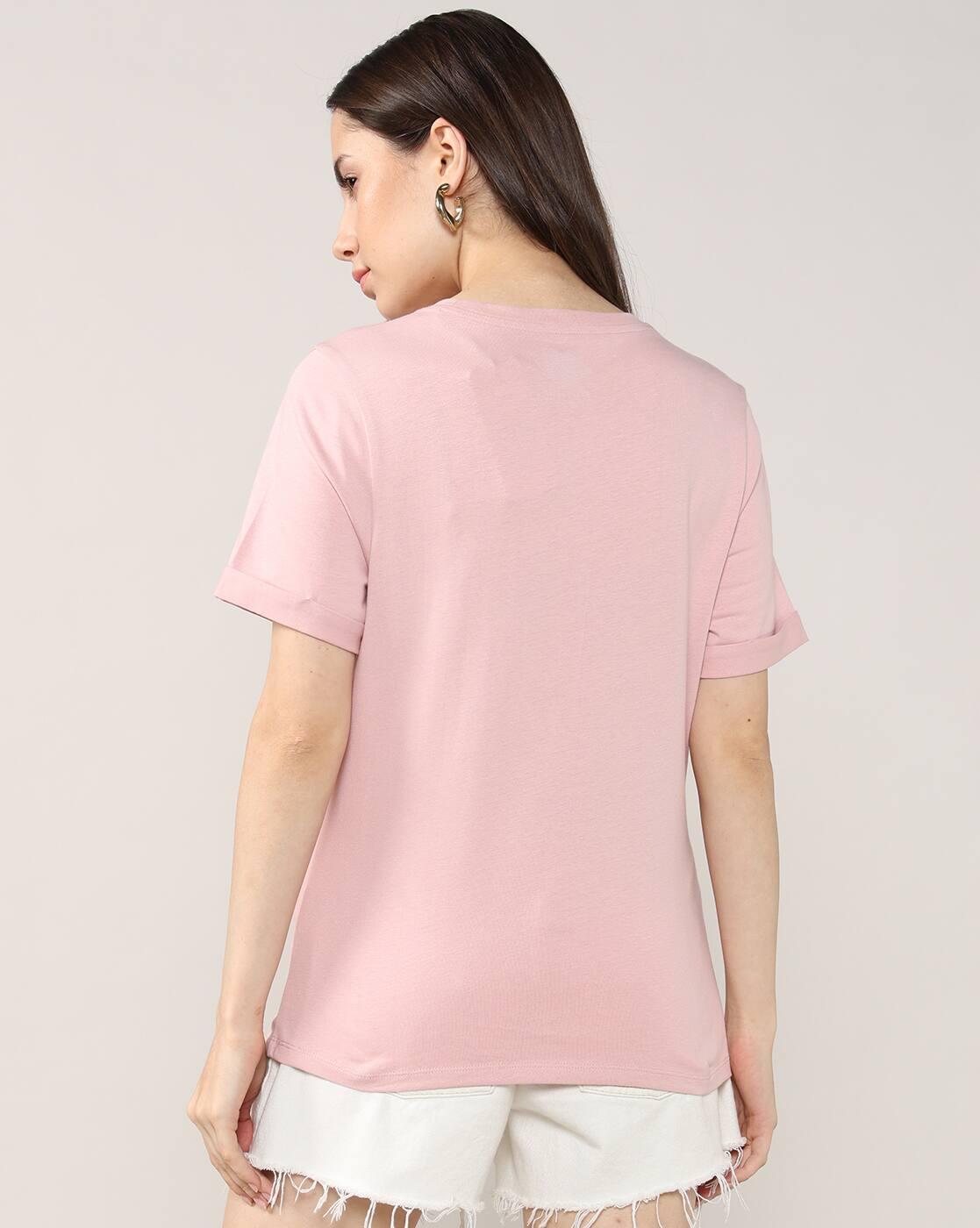 Women Graphic Print Regular Fit Crew-Neck T-Shirt