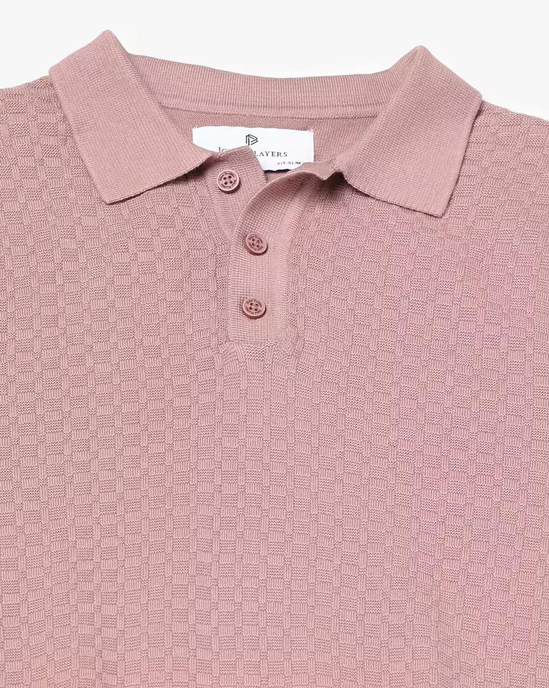 Men Patterned Slim Fit Polo T-Shirt