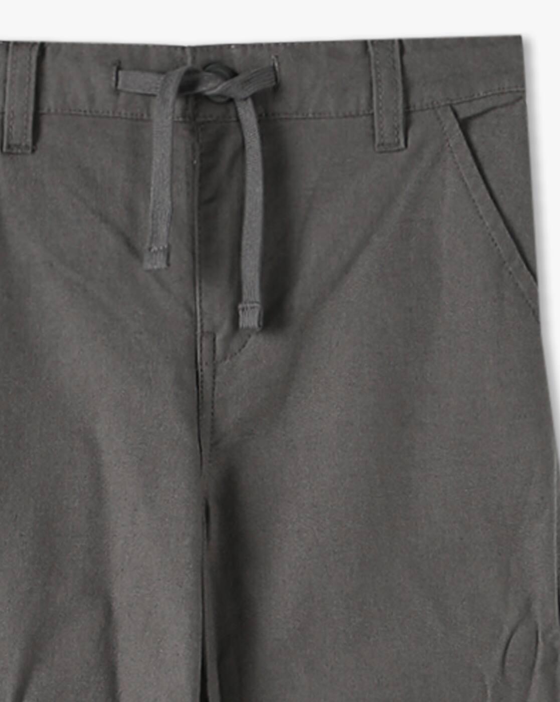 Boys Straight Fit Flat-Front Chinos