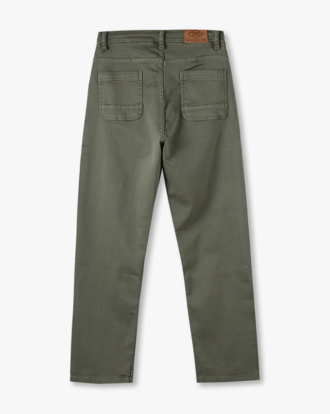 Boys Lightly Washed Wide-Leg Jeans