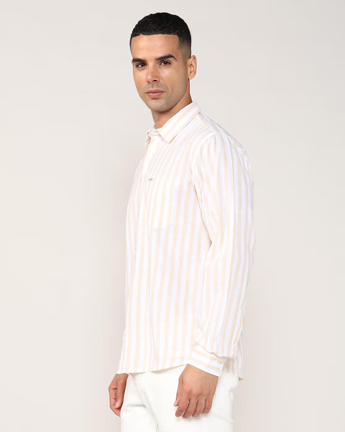 Men Striped Regular Fit Shirt
