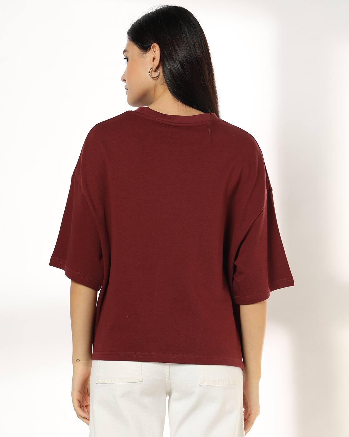 Women Numeric Print Regular Fit Top
