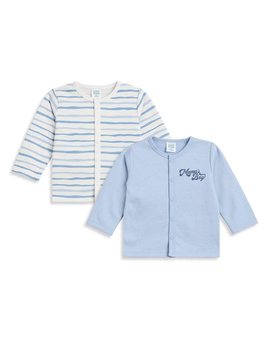 Boys Pack of 2 Cotton Vests