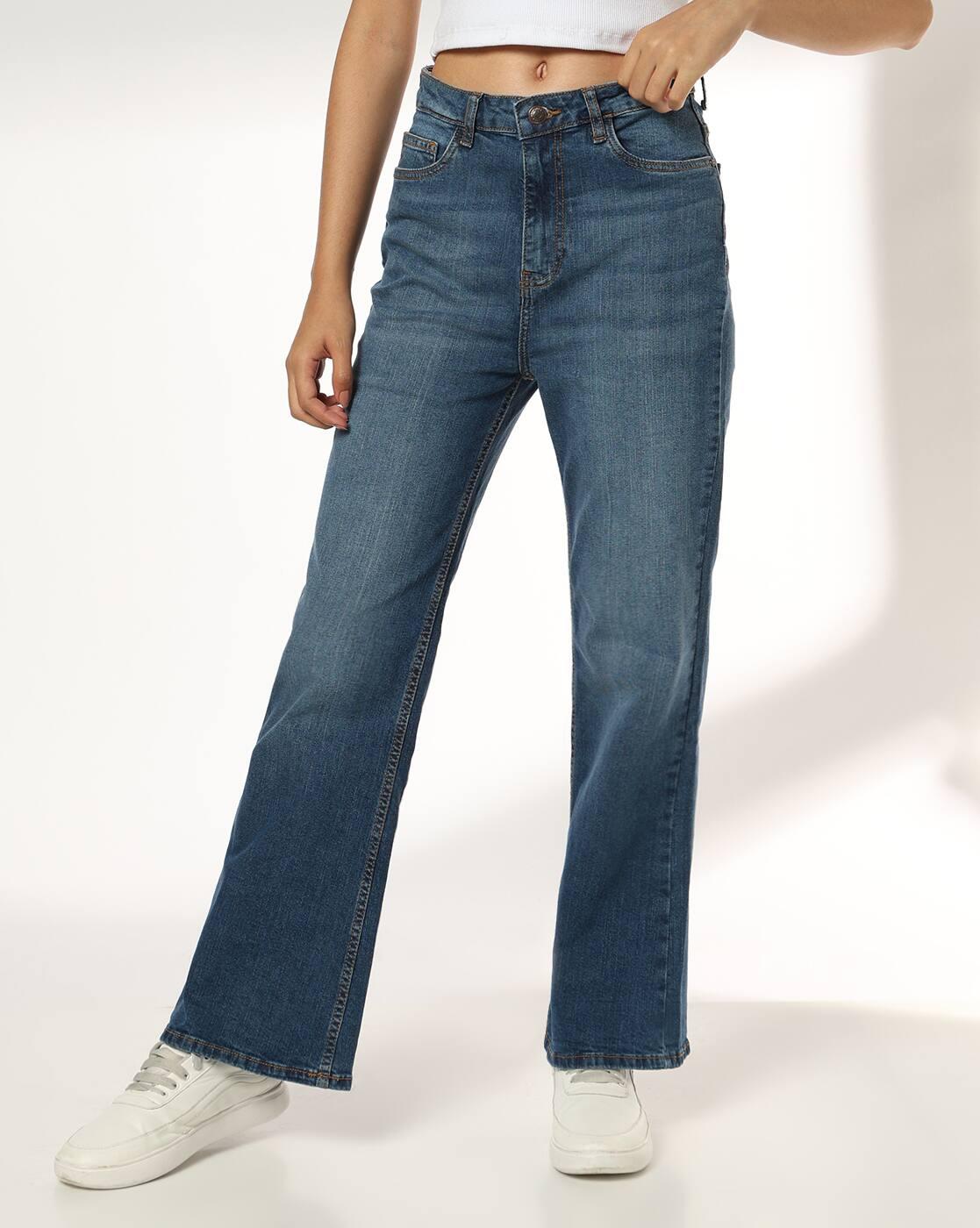 Women Mid-Wash Bootcut Jeans