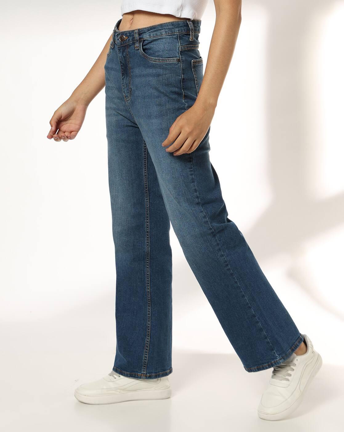 Women Mid-Wash Bootcut Jeans