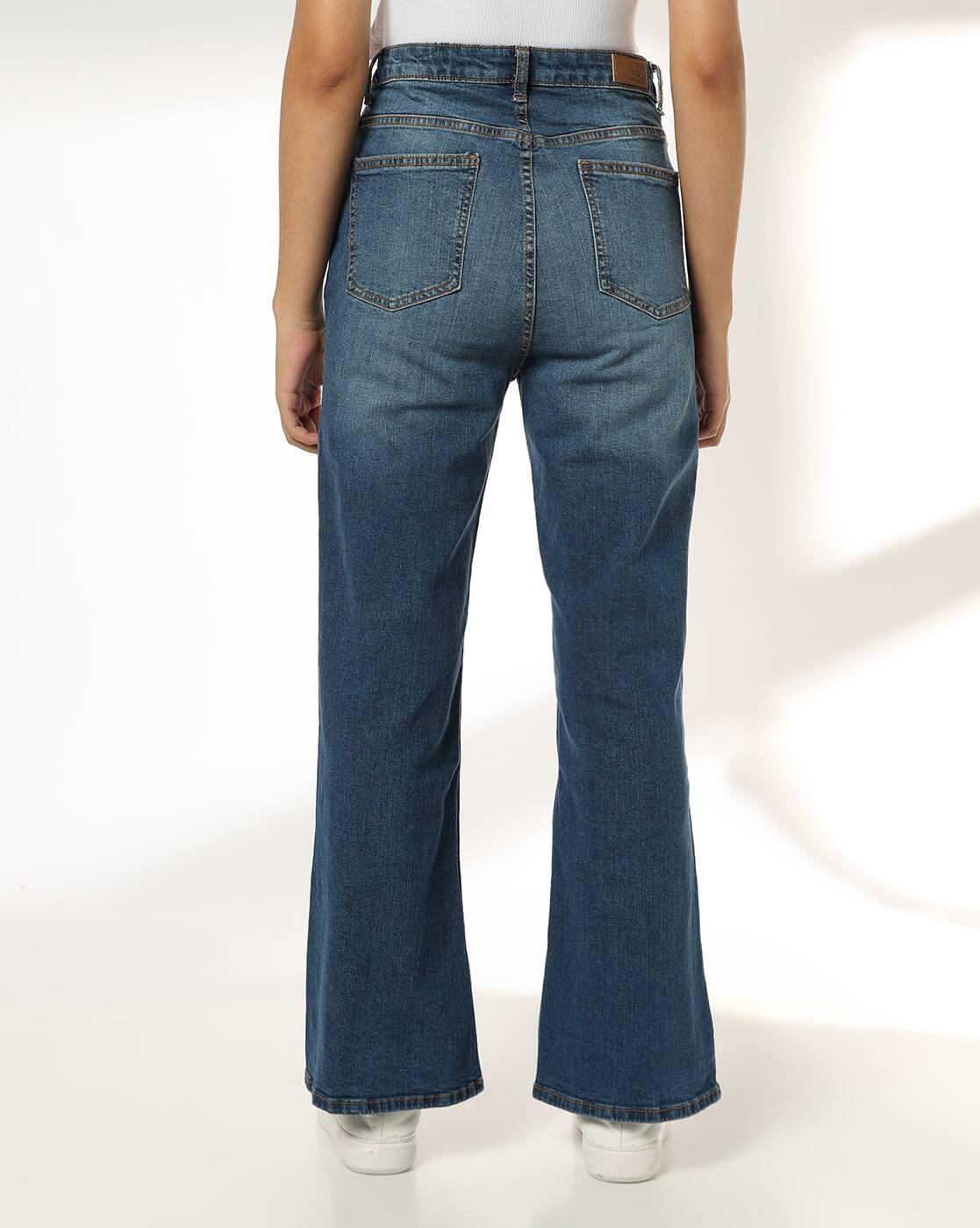 Women Mid-Wash Bootcut Jeans