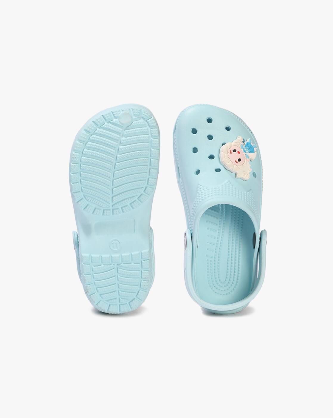 Girls Lazer-Cut Round-Toe Clogs