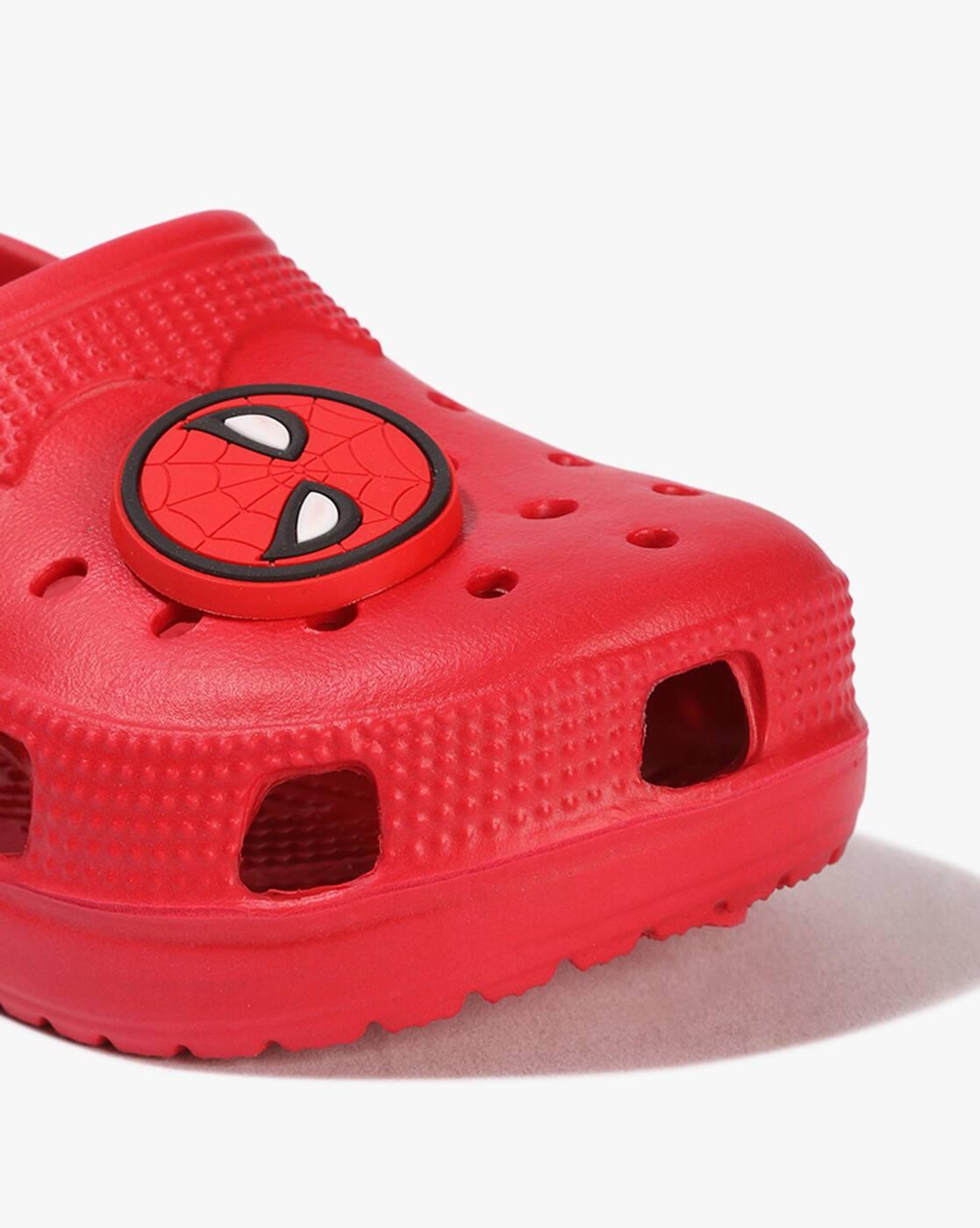 Boys Perforated Slingback Clogs