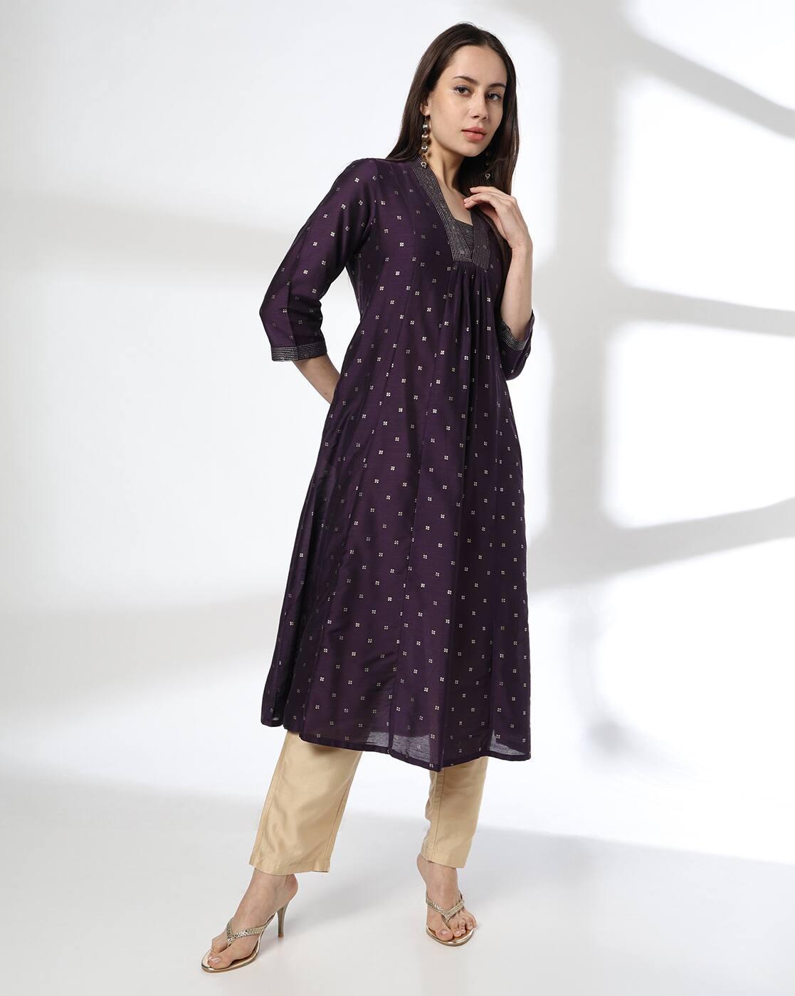 Women Printed A-Line Kurta