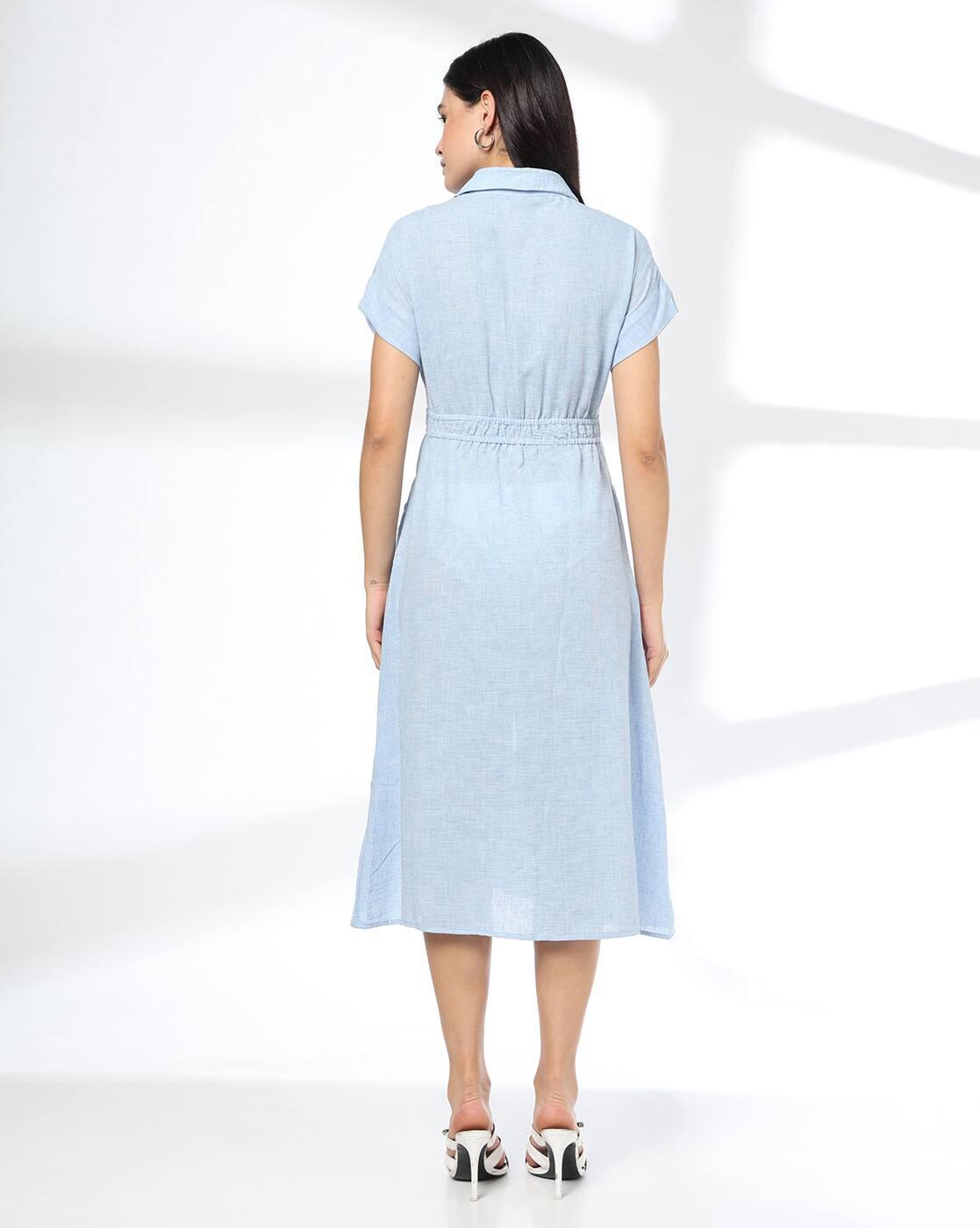 Women Patterned Shirt Dress