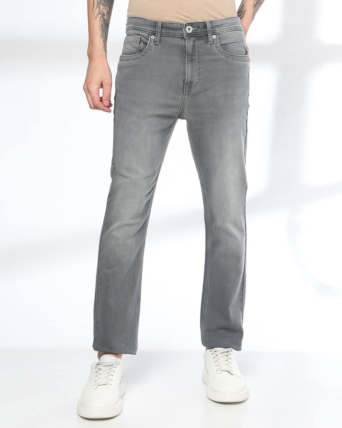 Men Mid-Rise Straight Fit Jeans