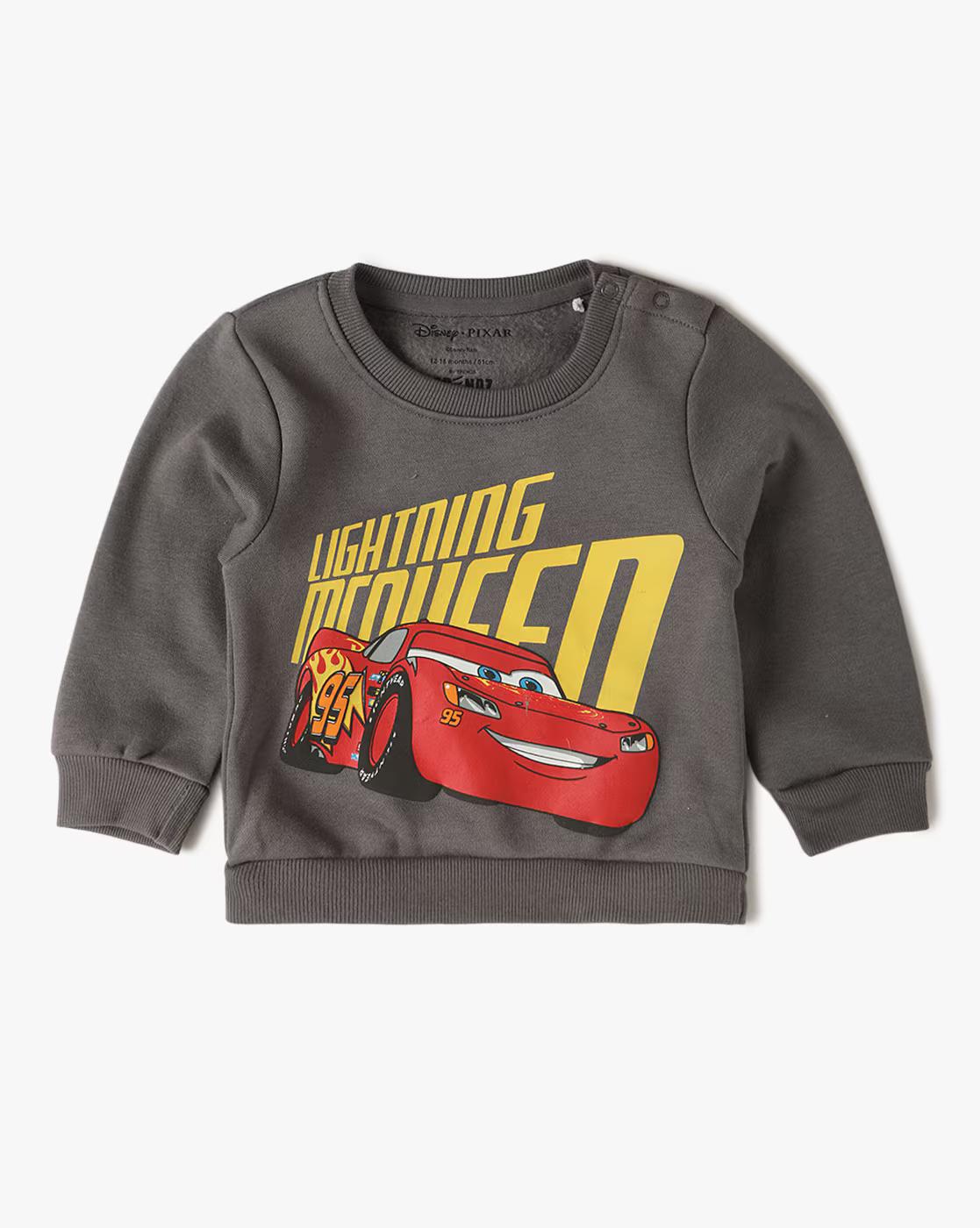 Char sweat set cars, grey, 6-12m