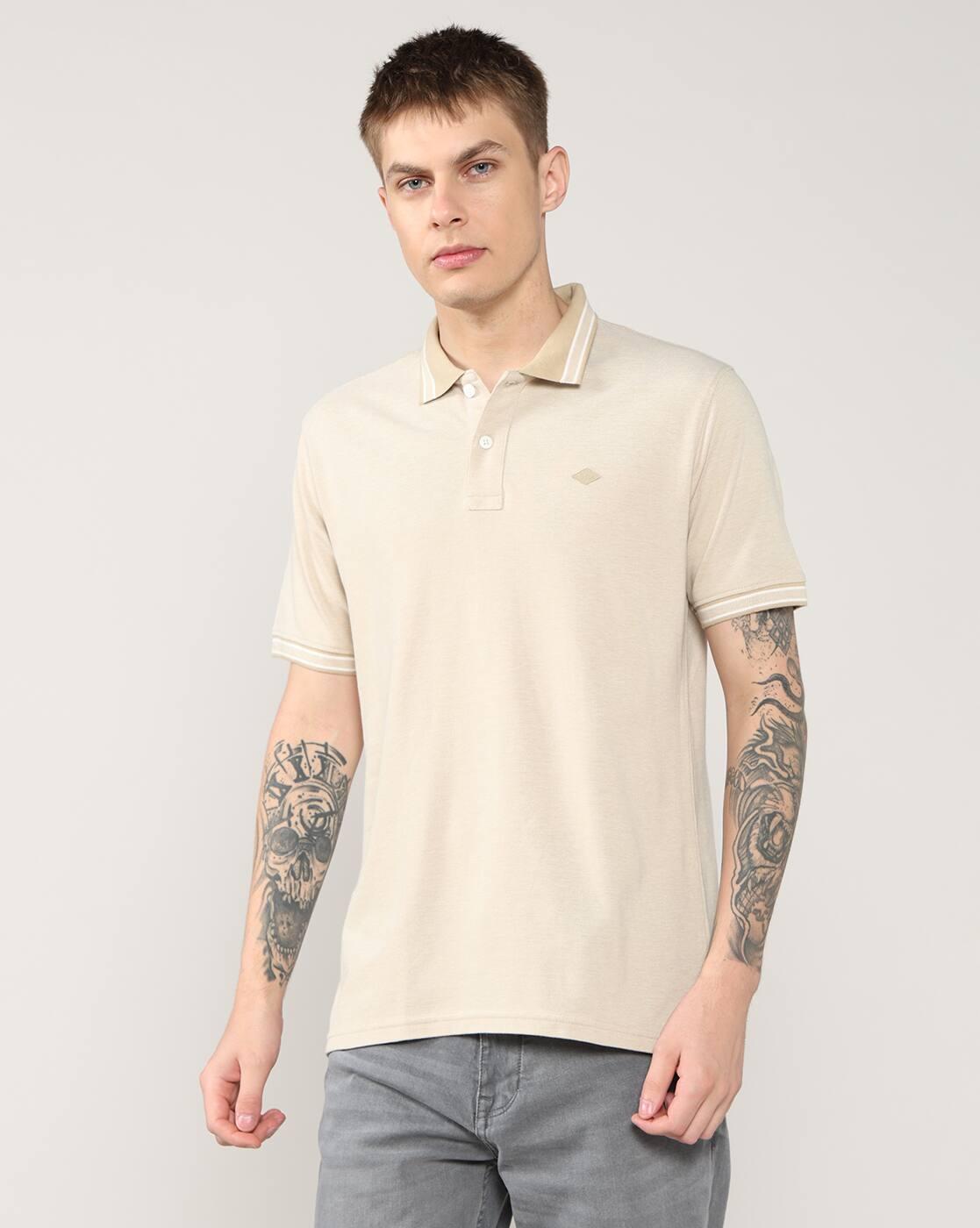 Men Regular Fit Polo T-Shirt