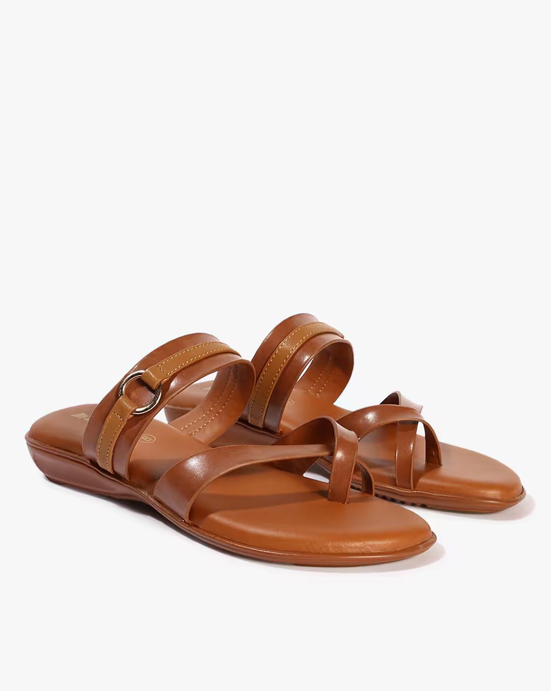 Women Toe-Ring Flat Sandals