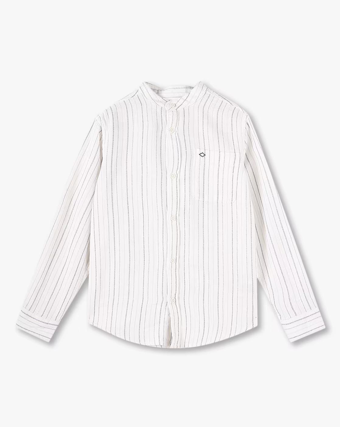 Boys Striped Slim Fit Shirt