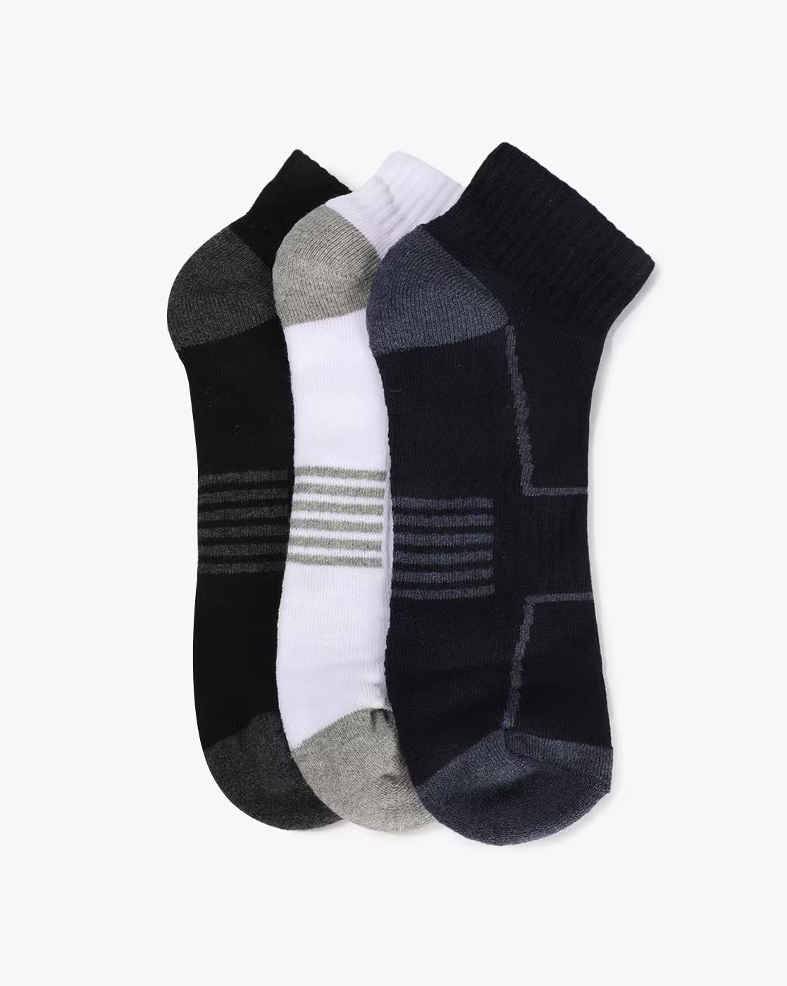 Men Pack of 3 Ankle-Length Socks