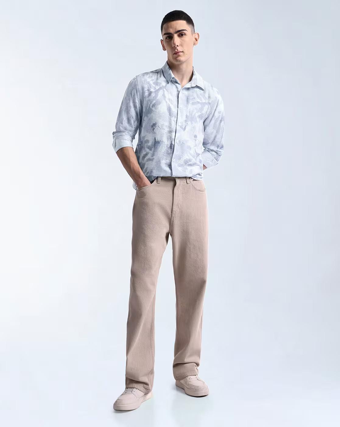 Men Printed Regular Fit Shirt