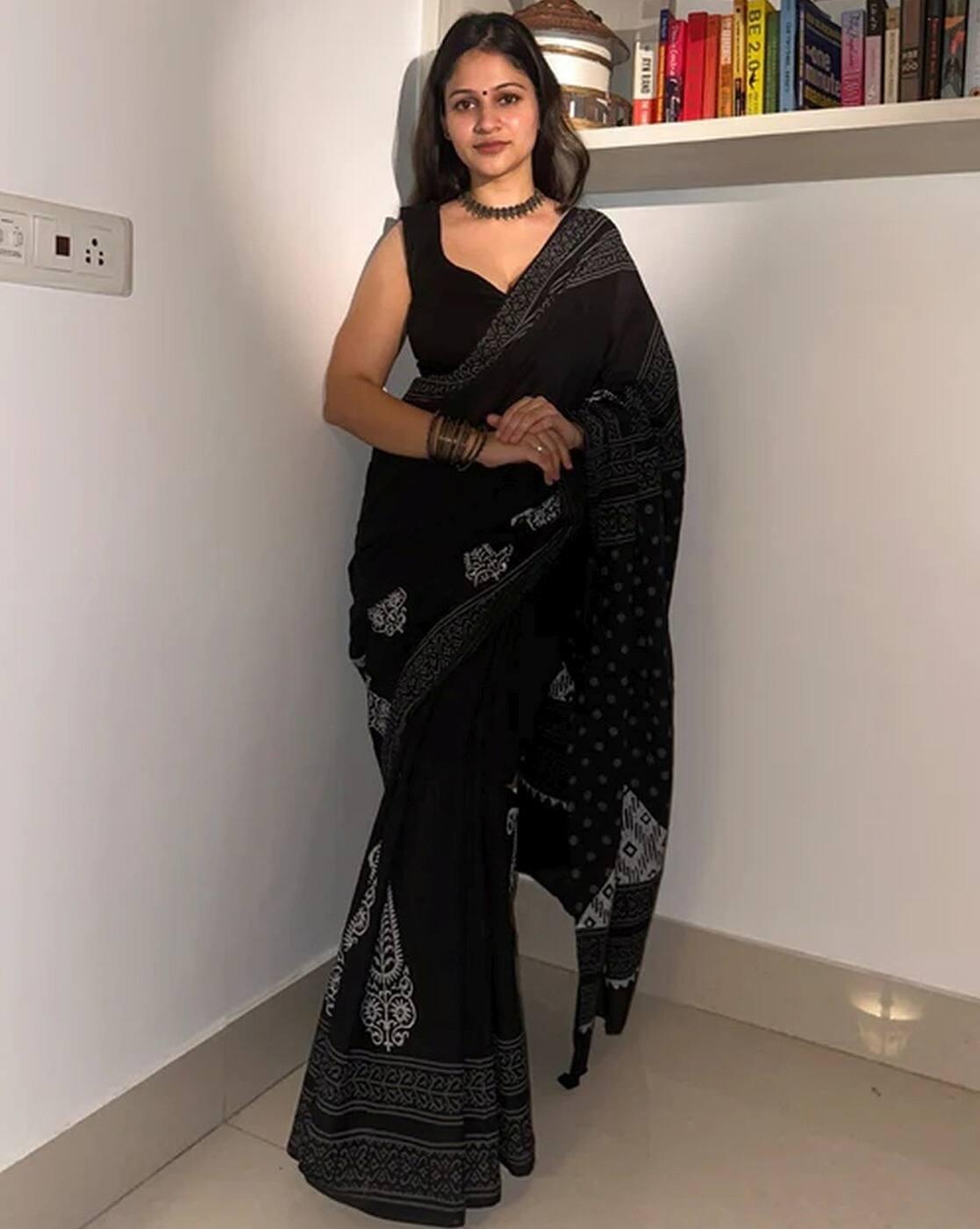 Women Cotton Printed Saree