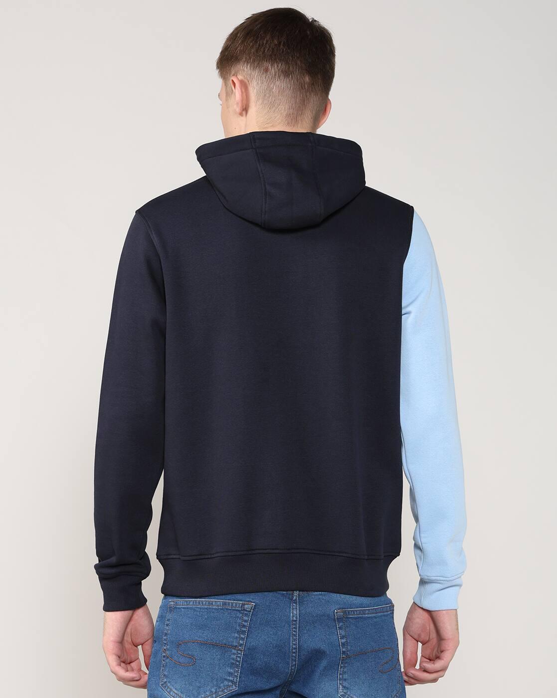 Men Typographic Print Regular Fit Hoodie