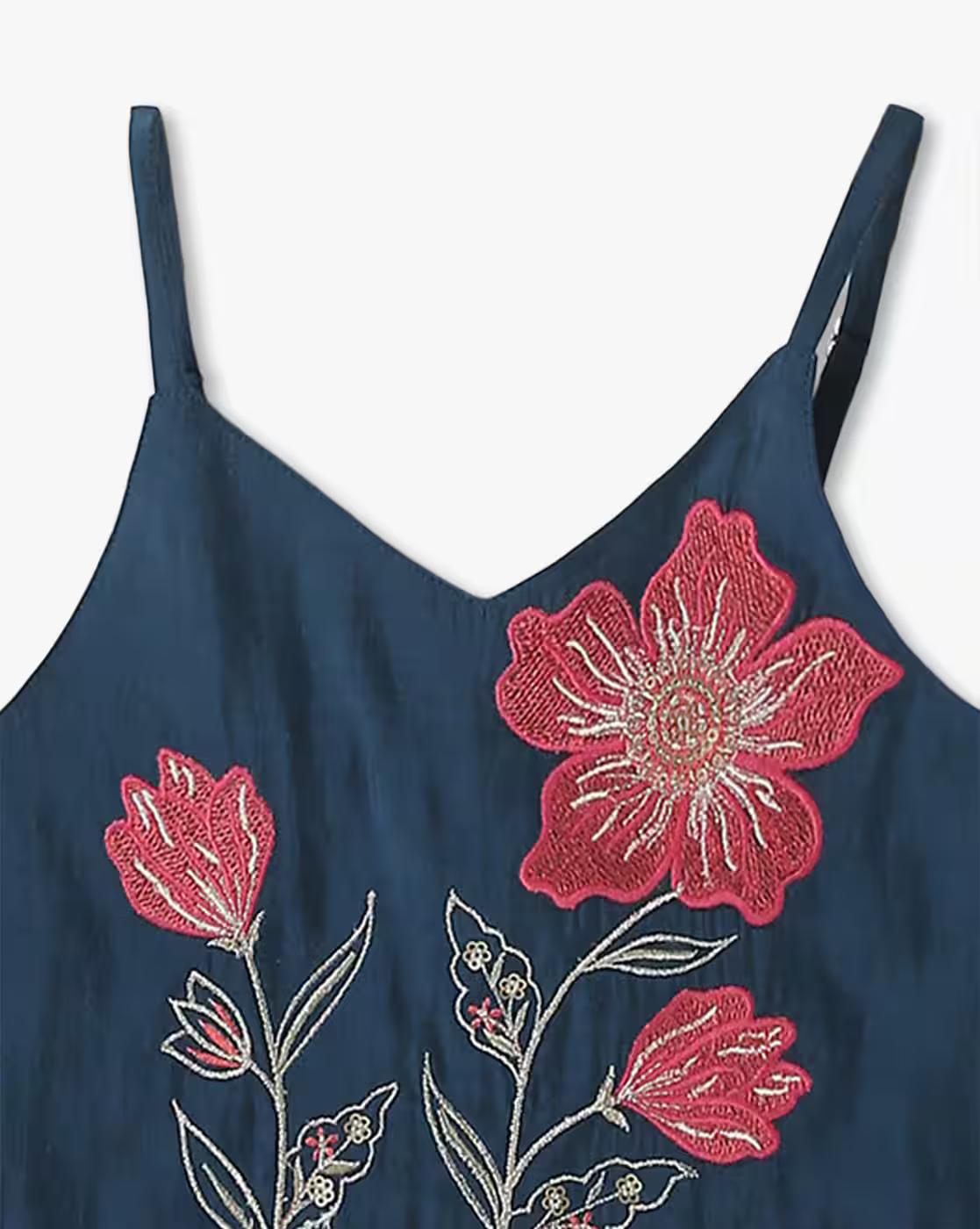 Girls Embroidered Choli with Chaniya & Dupatta