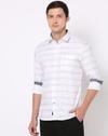 Men Checked Slim Fit Shirt with Patch Pocket