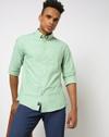 Men Core Oxford Slim Fit Shirt with Patch Pocket