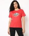 Graphic Print Round-Neck T-shirt