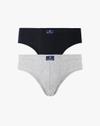 Pack of 2 Mid-Rise Cotton Briefs