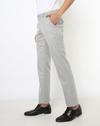 Checked Slim Fit Trousers with Flexible Waist