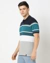 Striped Slim Fit Polo T-Shirt