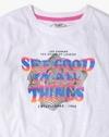 Typographic Print Crew-Neck T-Shirt