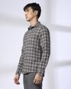 Men Checked Slim Fit Shirt
